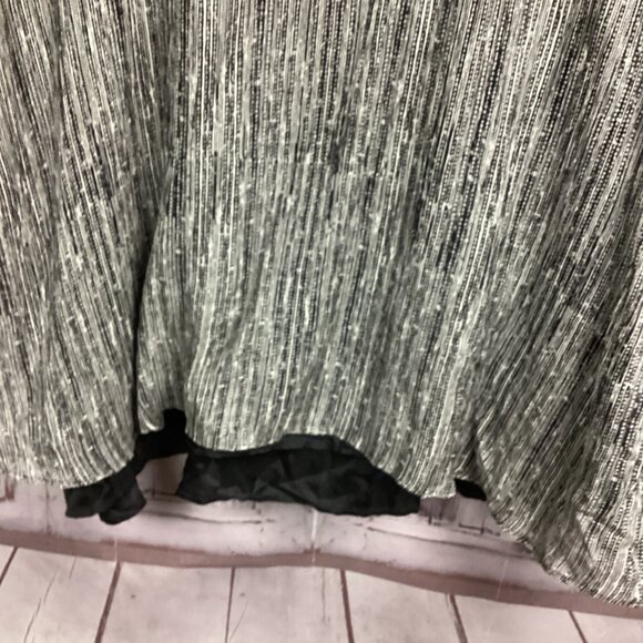 Eileen Fisher Silk Top Marbled Black Sheer w/ Silk black Tank XL - Picture 4 of 11